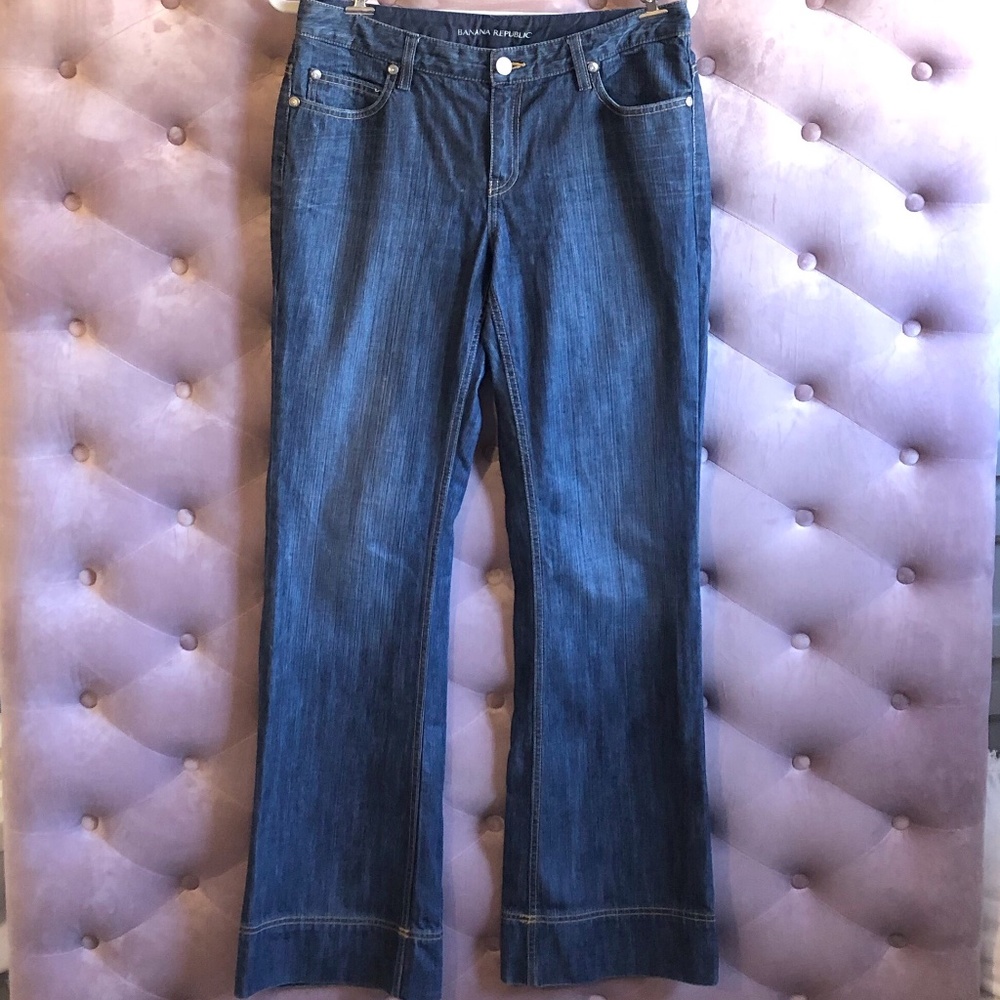 Banana Republic Wide Leg Jean Trouser